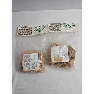 VTG 2 Pack  Greenleaf Fishscale Style Dollhouse Roof Shingles - 300 Each~  #9005